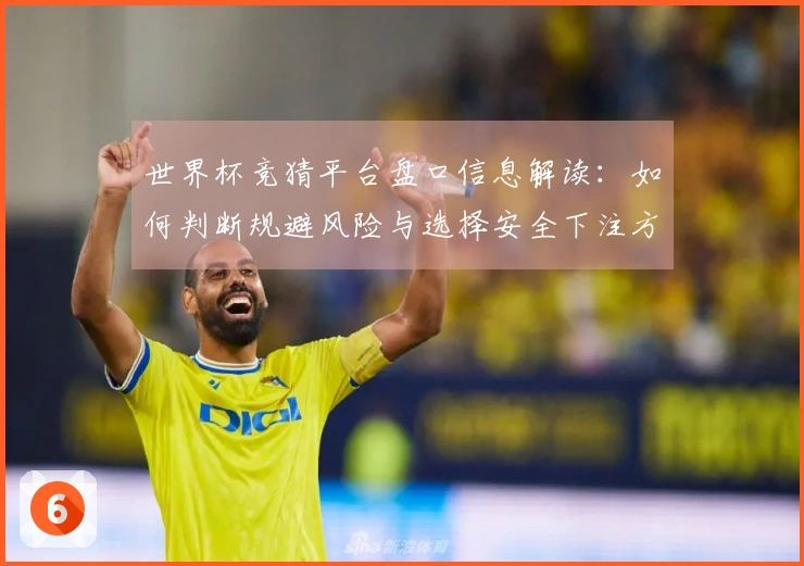 世界杯竞猜平台盘口信息解读：如何判断规避风险与选择安全下注方式